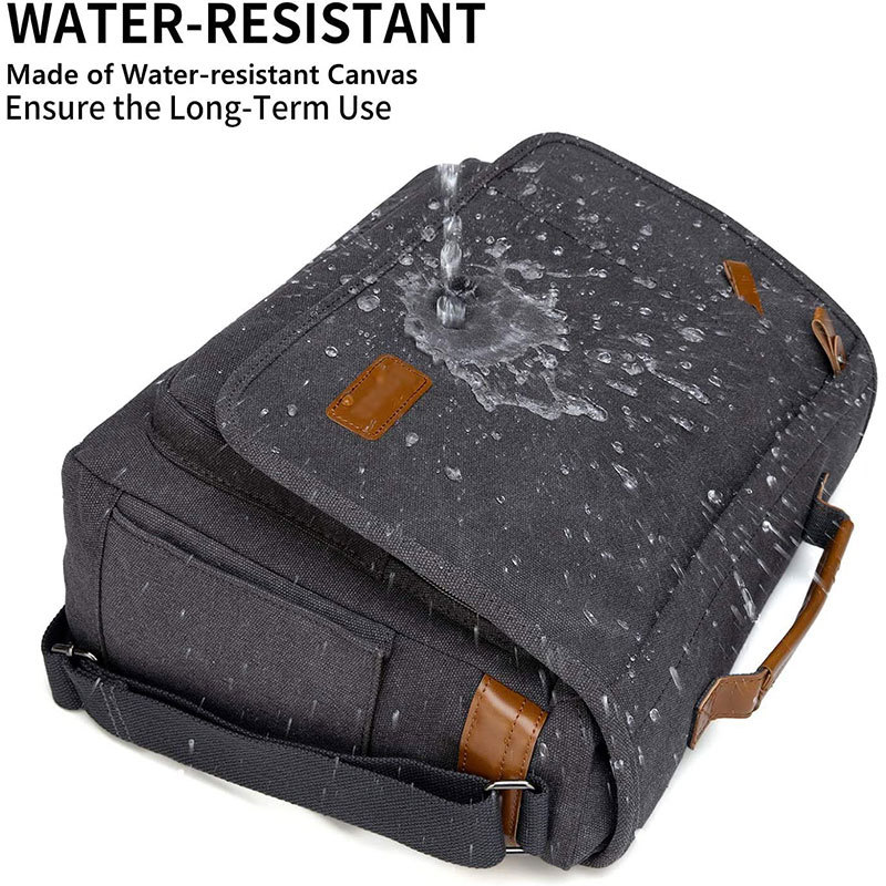OXford Laptop Bag 17-17.3 Inch ater-resistant Canvas Bag 4