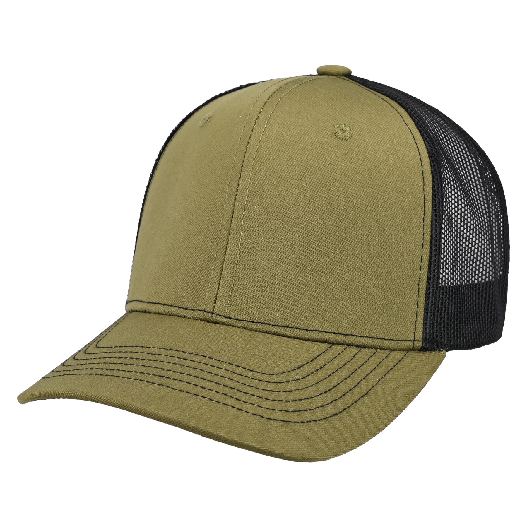 Premium 6-Panel Embroidery Trucker Cap With Plastic Snapback Clousure 38