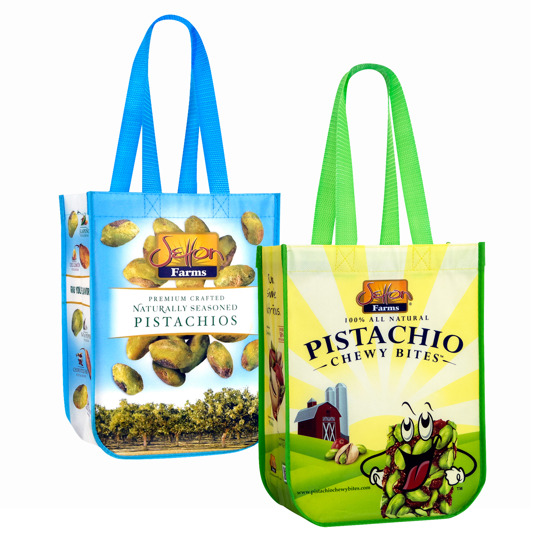 Custom Stylish Round Cornered Laminated Promotional Gift Bag9"x12"x4.5" 1