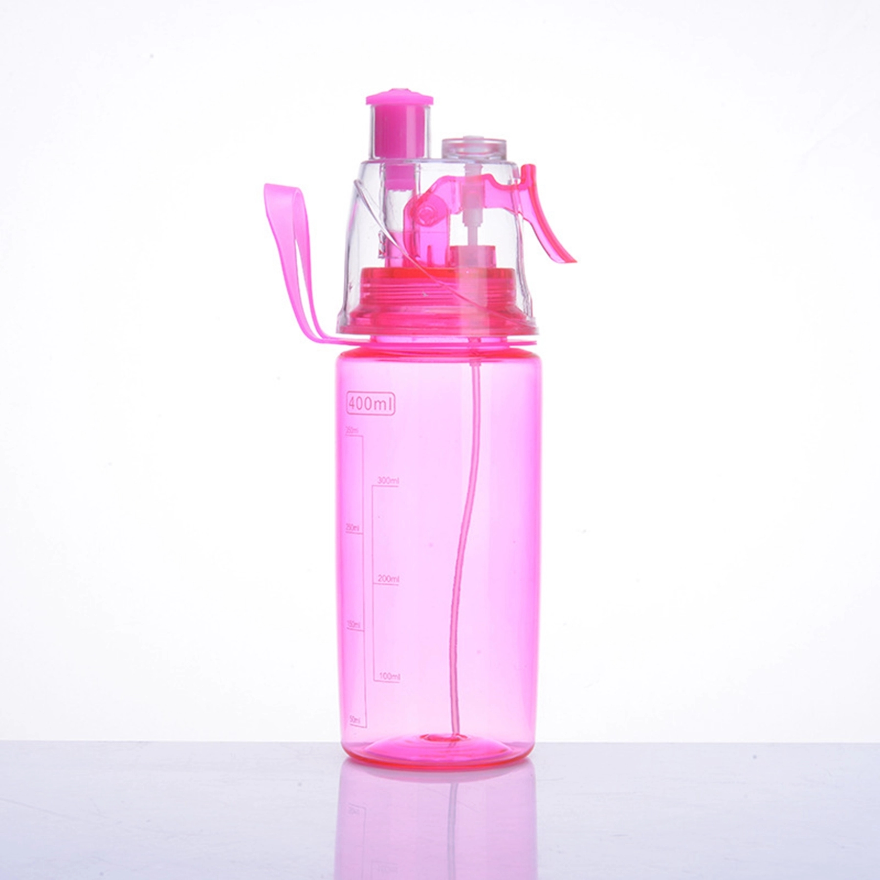 400 ML Plastic Drink Spray Sport Water Bottle 8