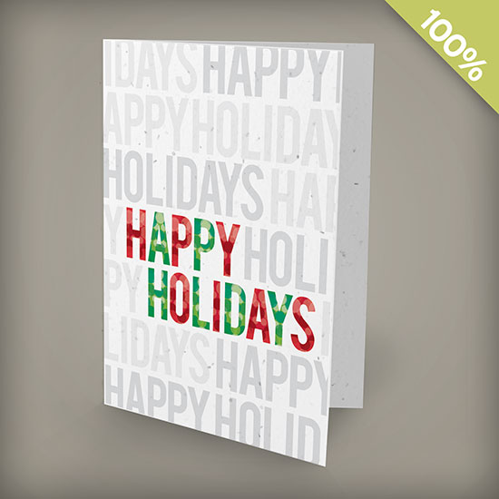 Happy Holidays Plantable Christmas Cards 4