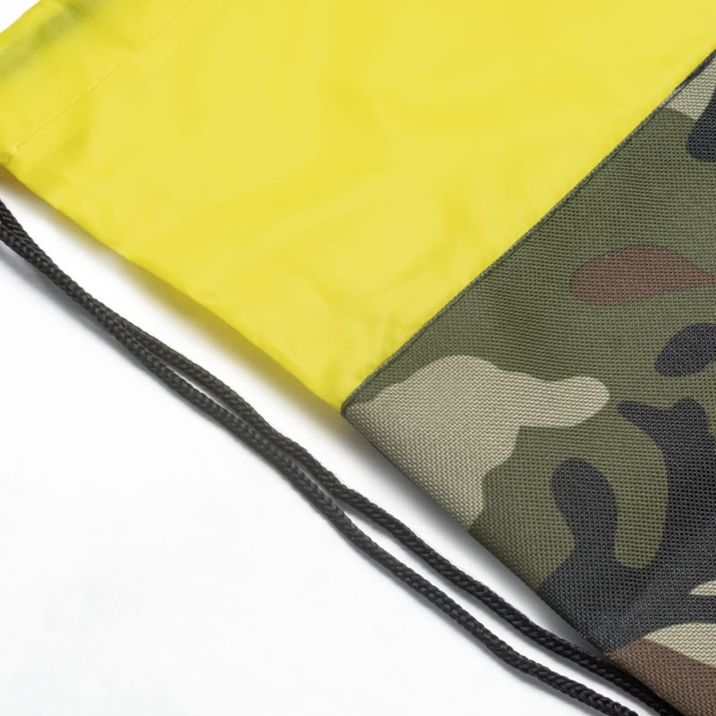 Colored Camo Drawstring Tote Bags 5