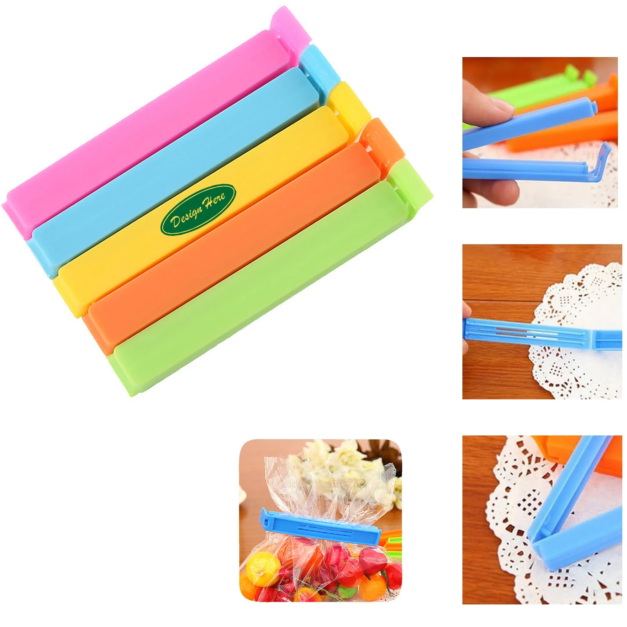 MOQ 50PCS Plastic Food Bag Sealing Clip 3