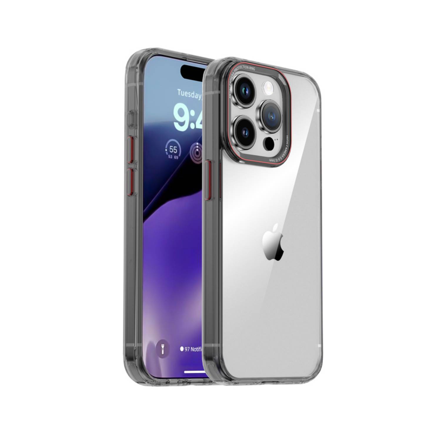Metal Button PC Mobile Phone Case 2
