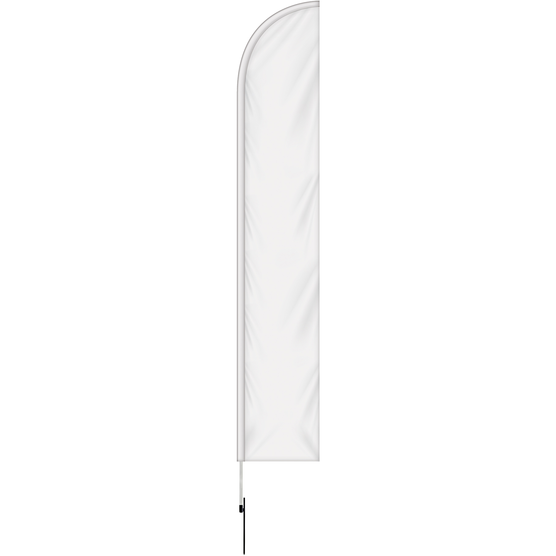 12' Double Sided Portable Half Drop Banner w/ Hardware Set 6