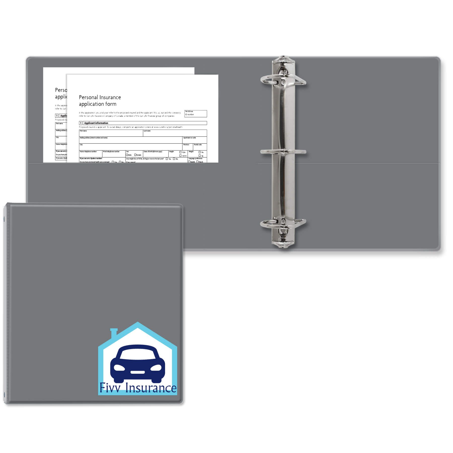2 1/2" Classic Angle D Ring Binder 7