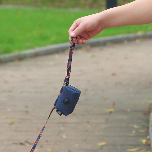 Custom Dog Poop Waste Bag Holder & Attached Zipper Dispenser 1
