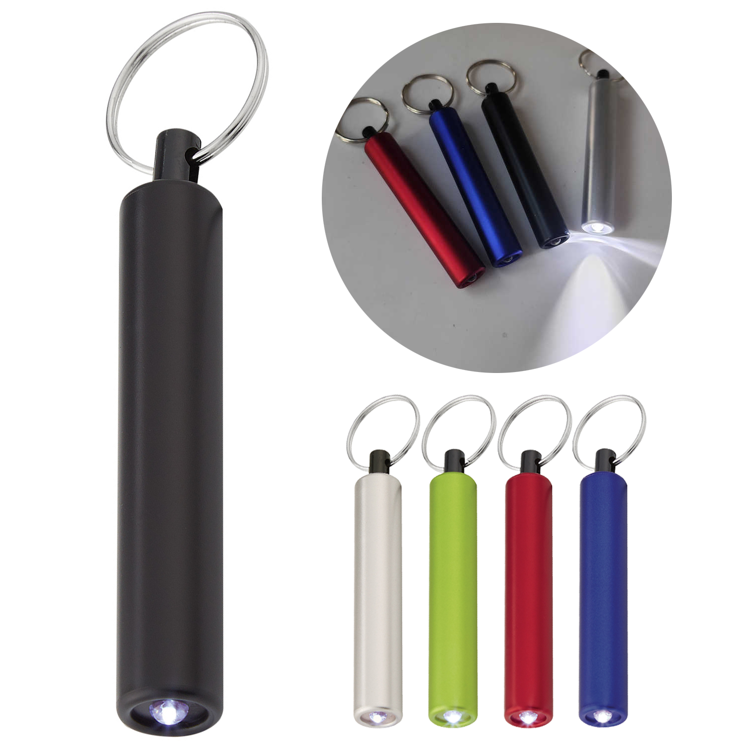 Mini Portable ABS LED Keychain Flashlight 6