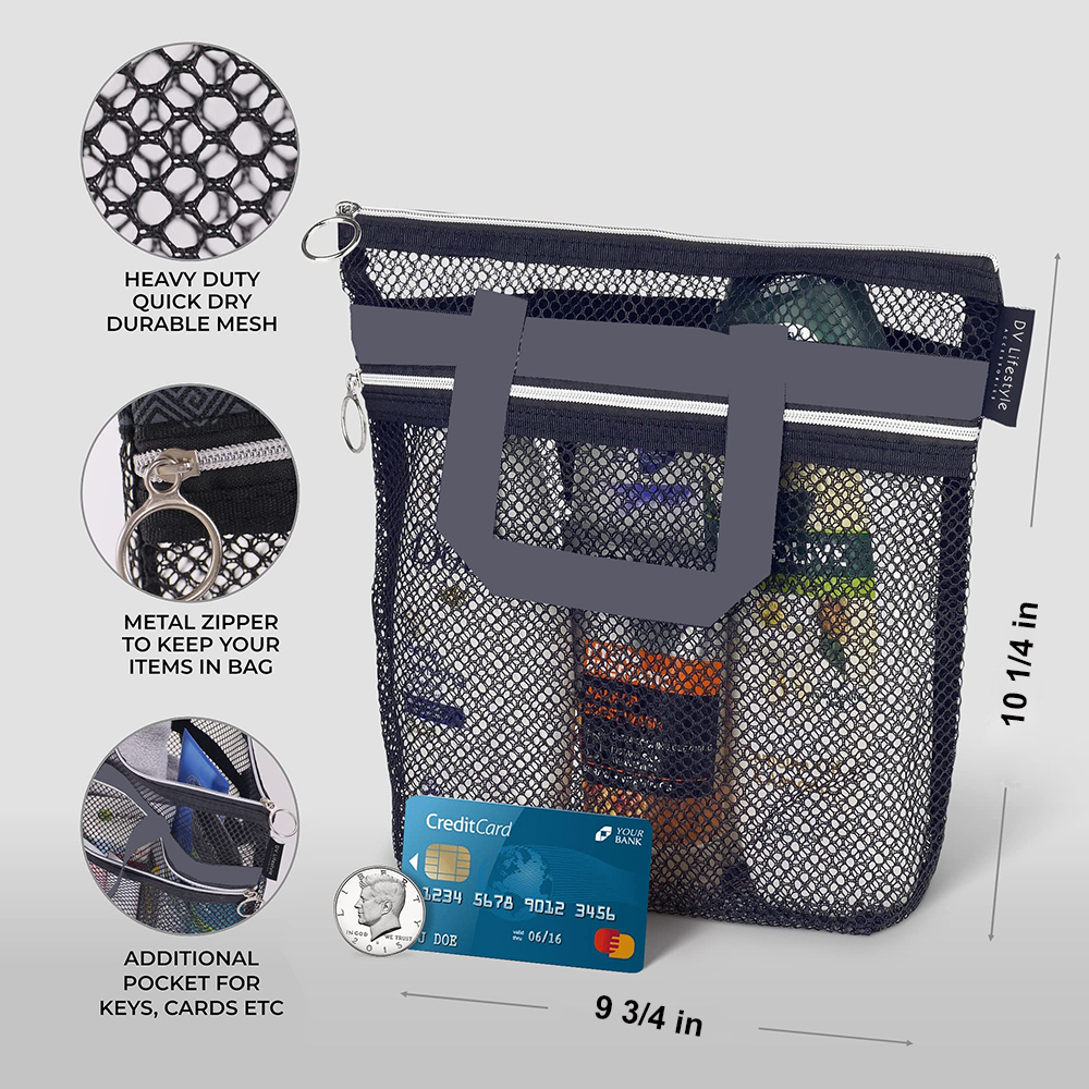 Transparent Mesh Travel Wash Bags 5