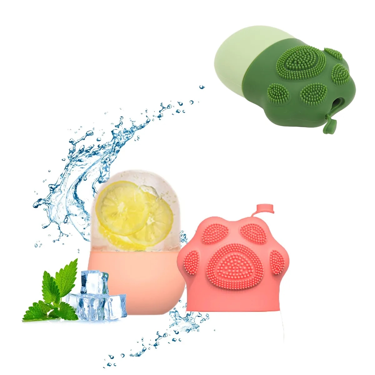 SiliconeIce Ice Face Roller Facial Massage 4