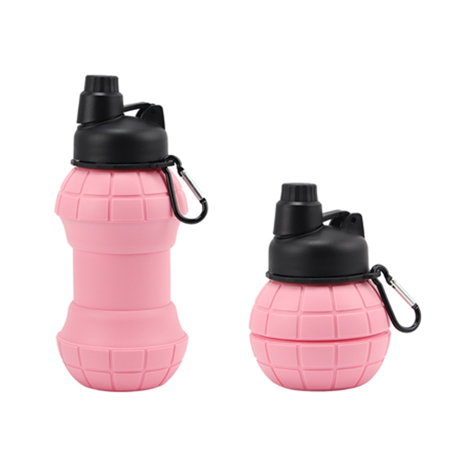 18oz Collapsible Travel Water Bottle Silicone Foldable Cup 7