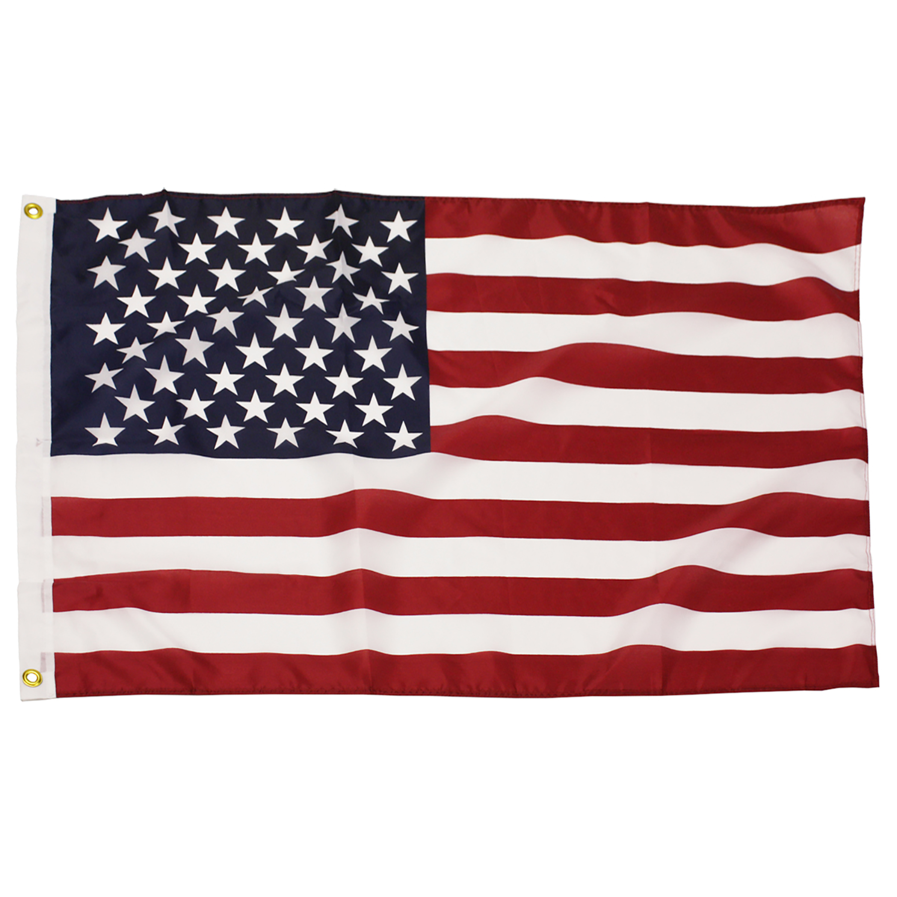 2' x 3' American Flag 68 Denier Printed Polyester w/Heading And Grommets 3