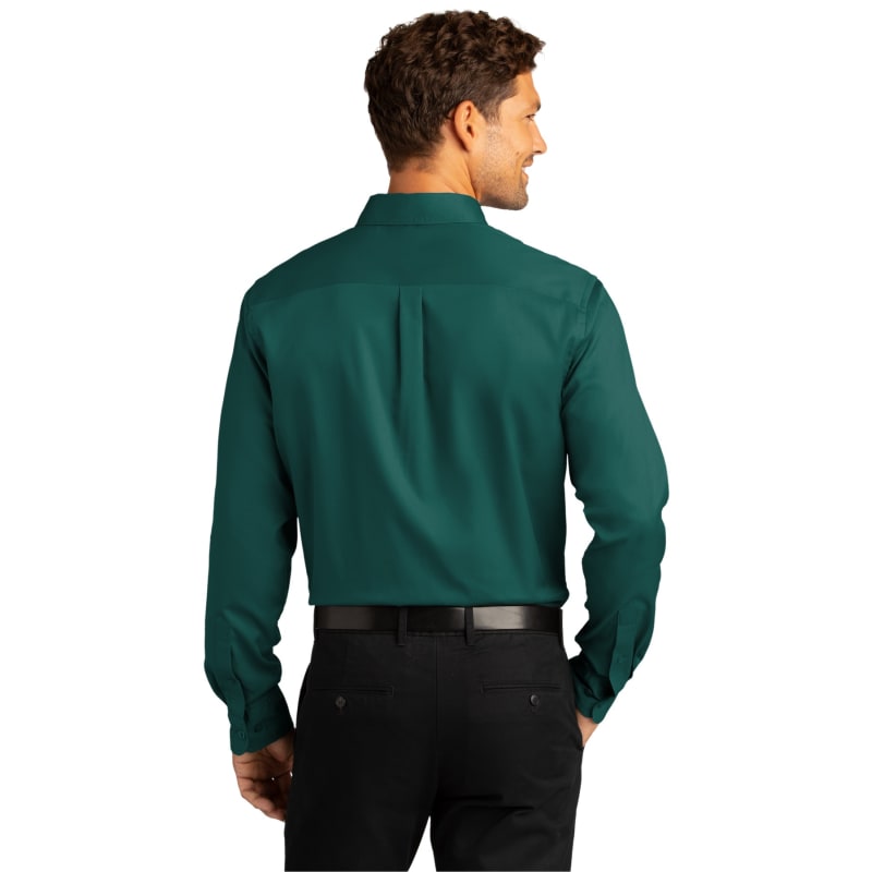 Port Authority Long Sleeve SuperPro React Twill Shirt. 10