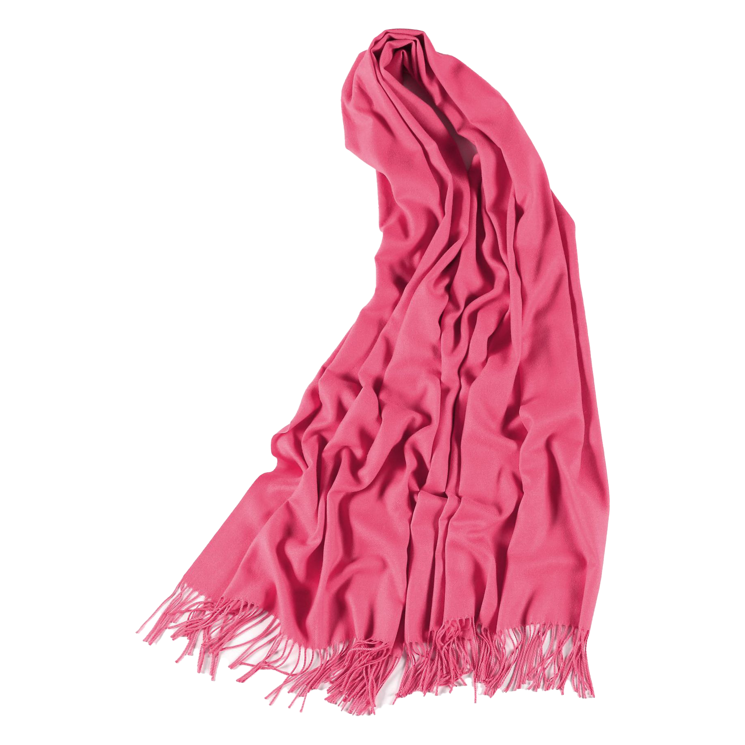 Cashmere Solid Color Scarf With Tassel 4