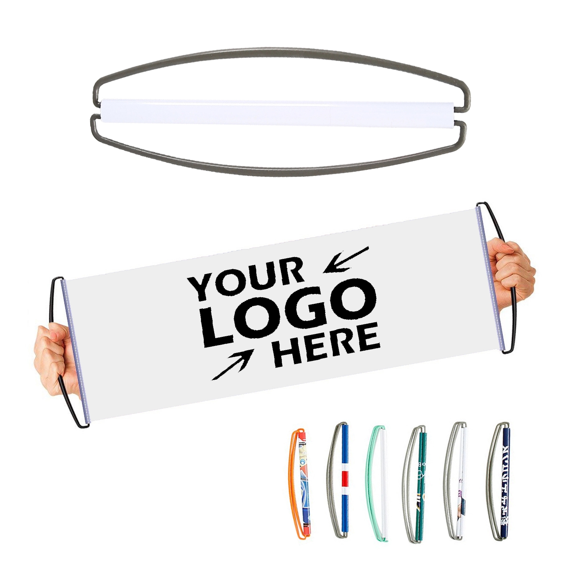 Handheld Retractable Scroll Banner MOQ100 2