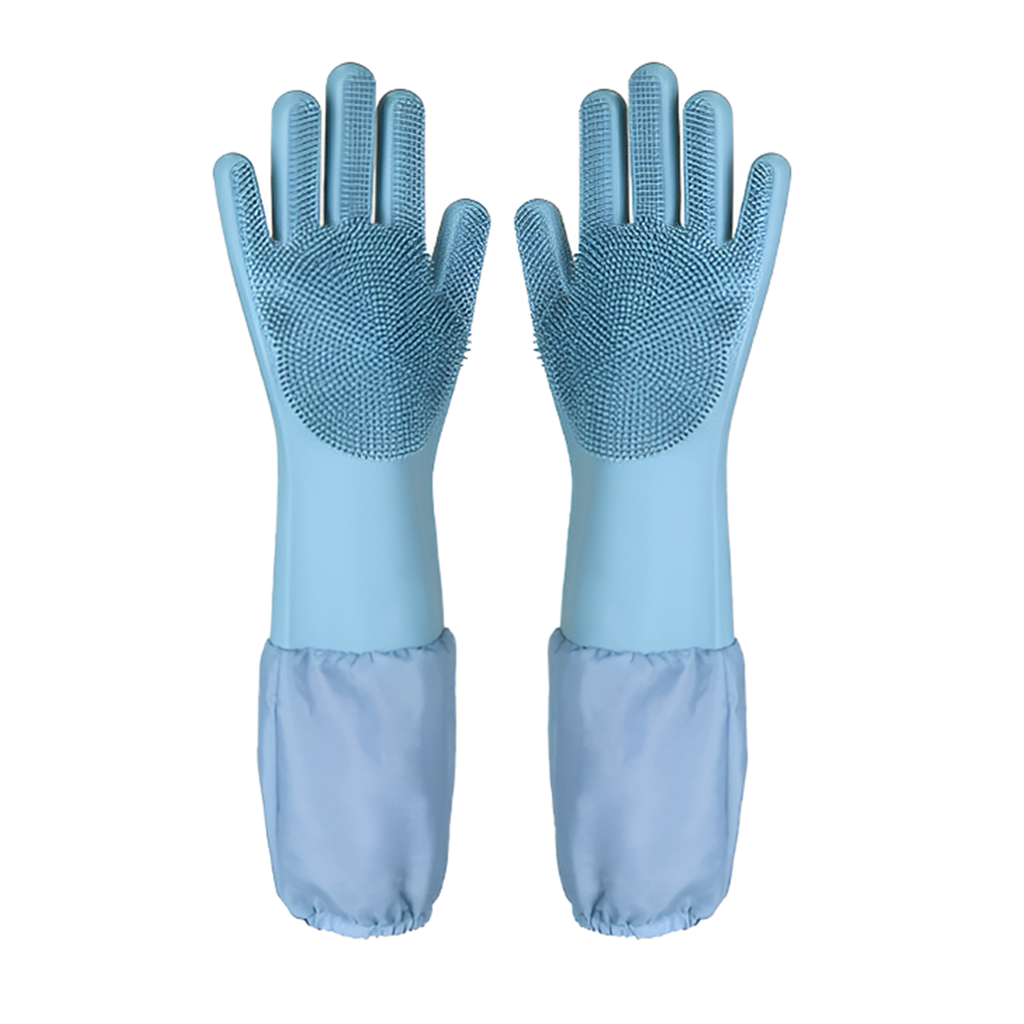 MOQ 50 PCS Versatile Long Pet Bath Silicone Gloves 6
