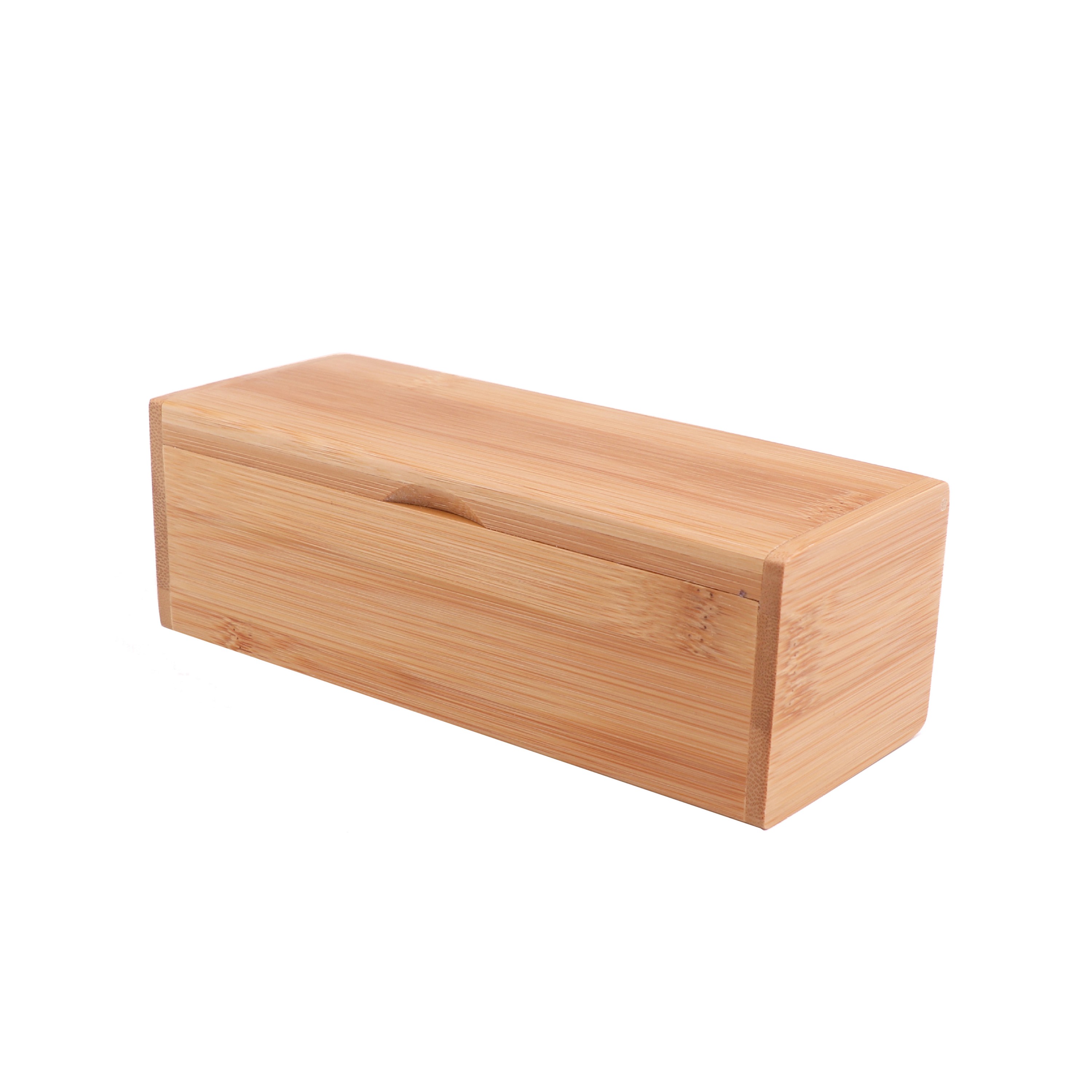 Natural Bamboo Magnetic Sunglasses Case-Ocean 8