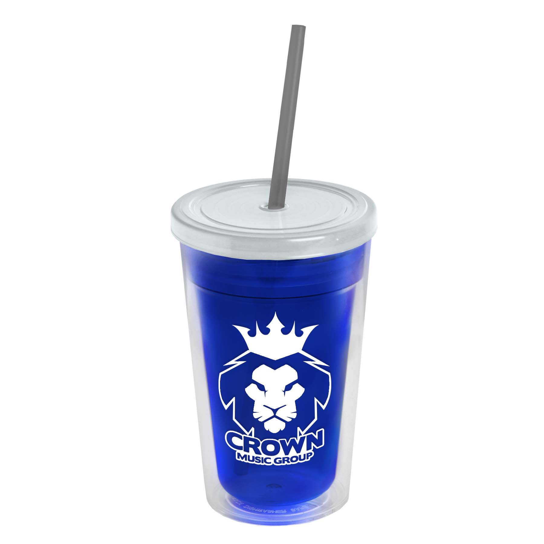 16 oz. Double-Wall Insulated Transparent Tumbler 6