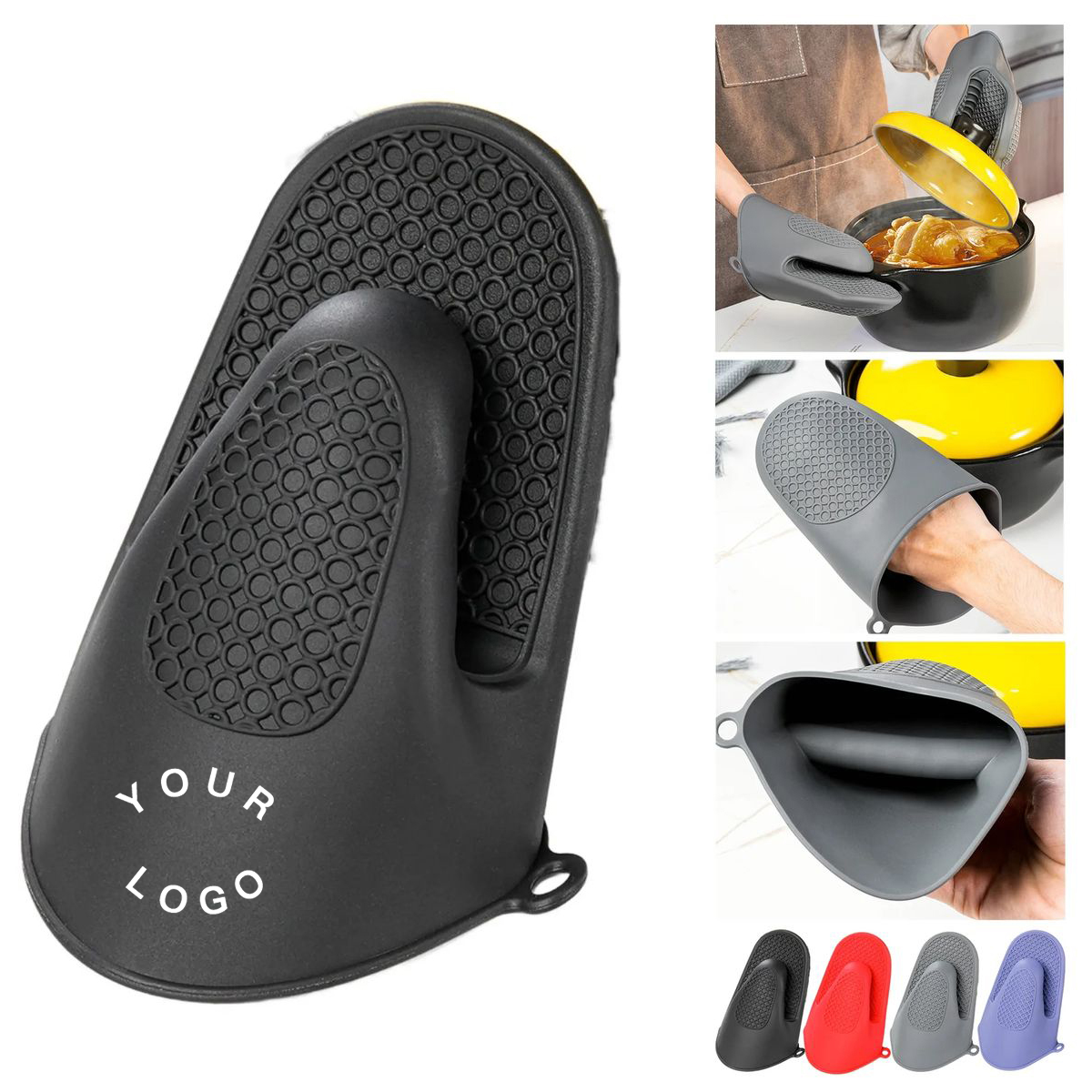 Silicone High Temperature Baking Mitt 2