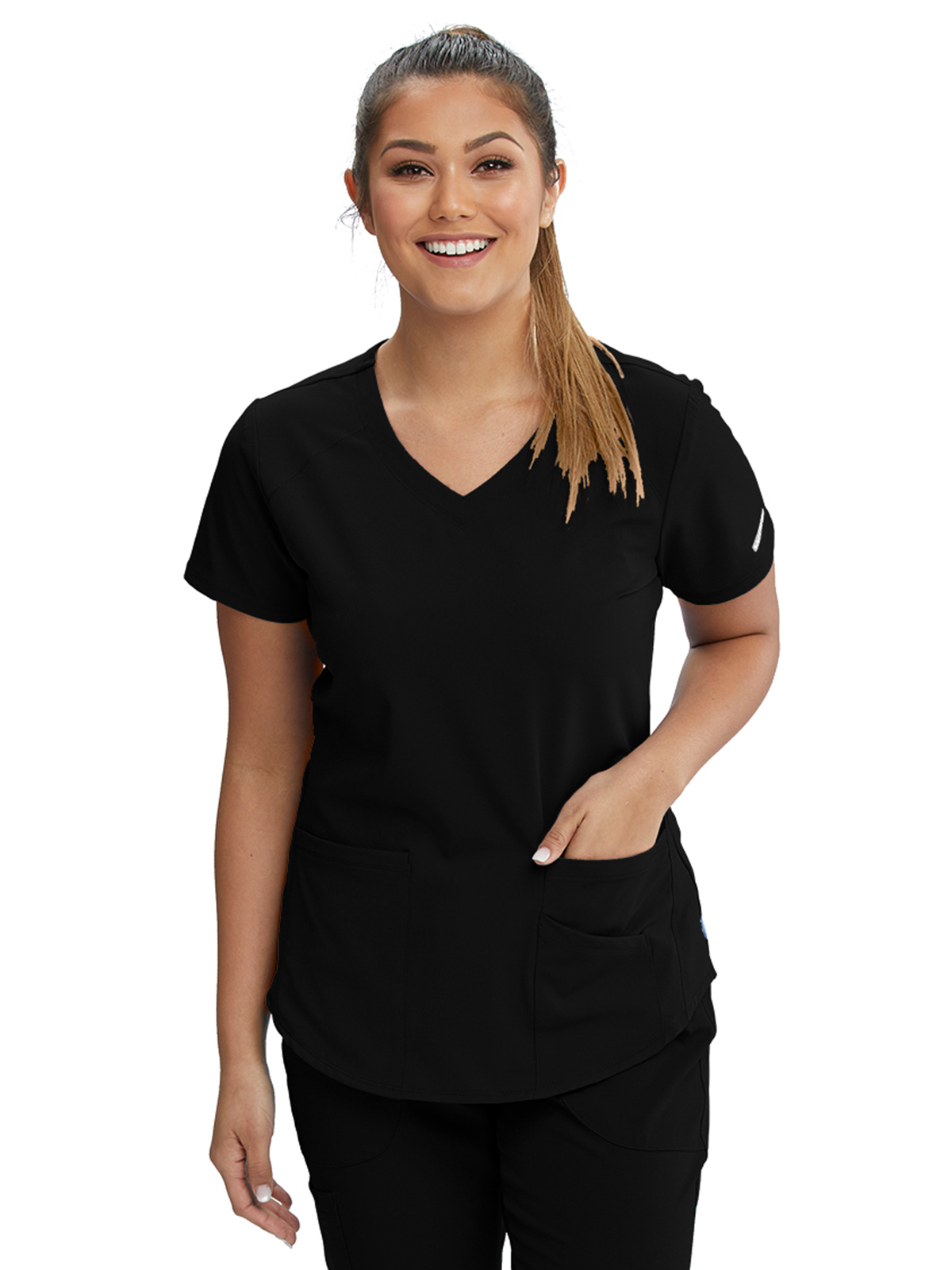 Skechers - Women's Three-Pocket Curved V-Neck Breeze Scrub Top 30