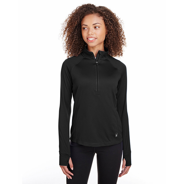 Spyder Women's Freestyle 1/2 Zip Pullover, custom hoodie or sweatshirt with logo imprint 2