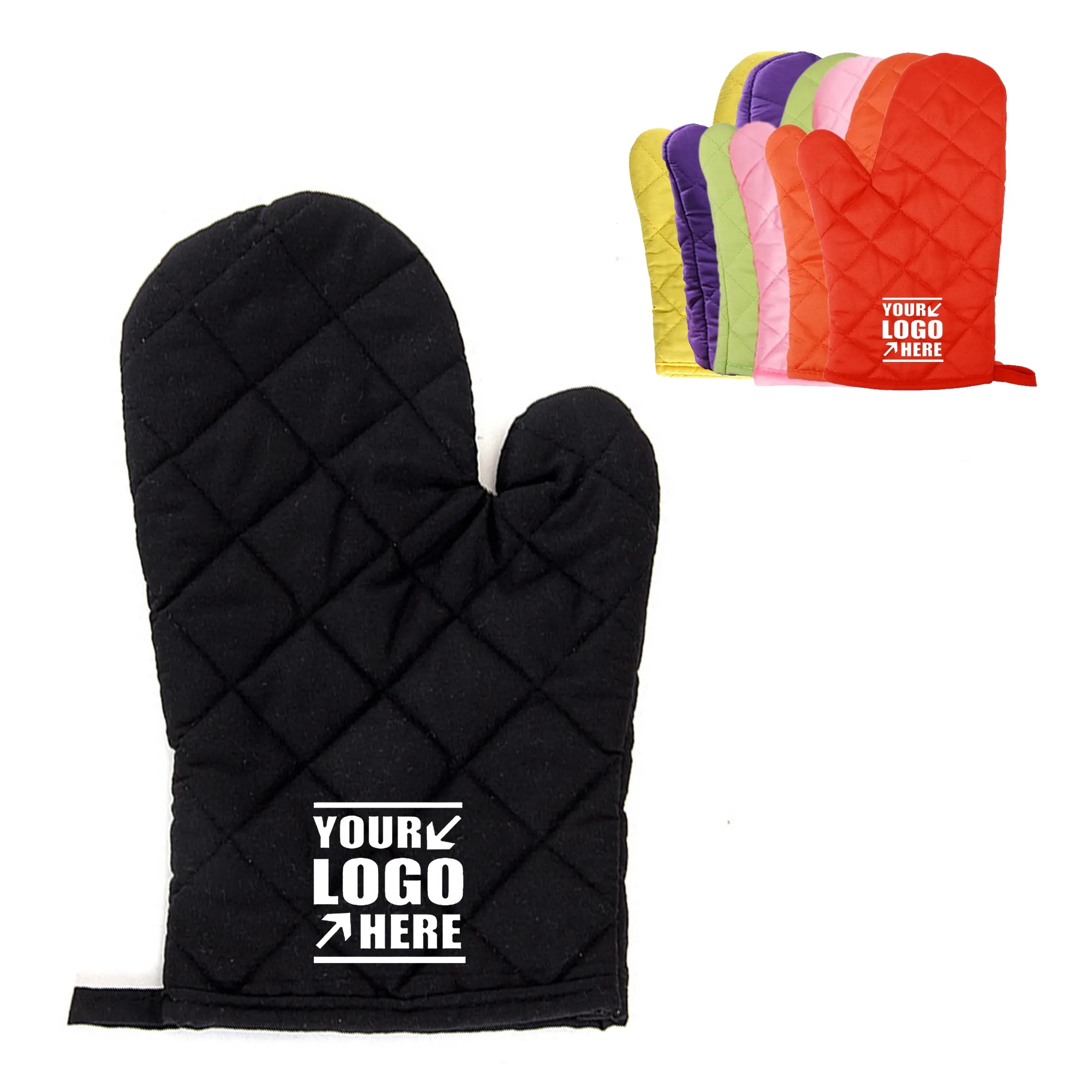 Heat Resistant Kitchen Oven Mitts Gloves 2