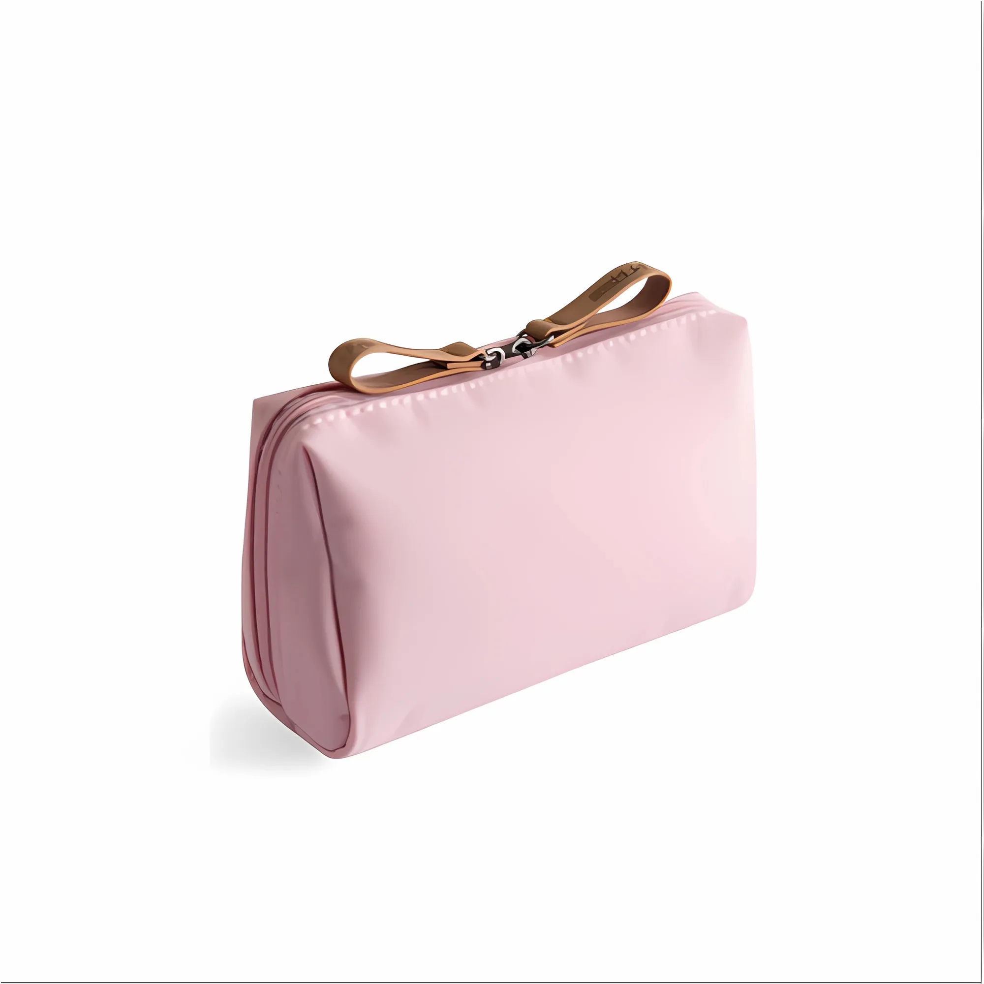 Chic Compact Makeup Bag Travel Daily Use Cosmetic Zippered 5