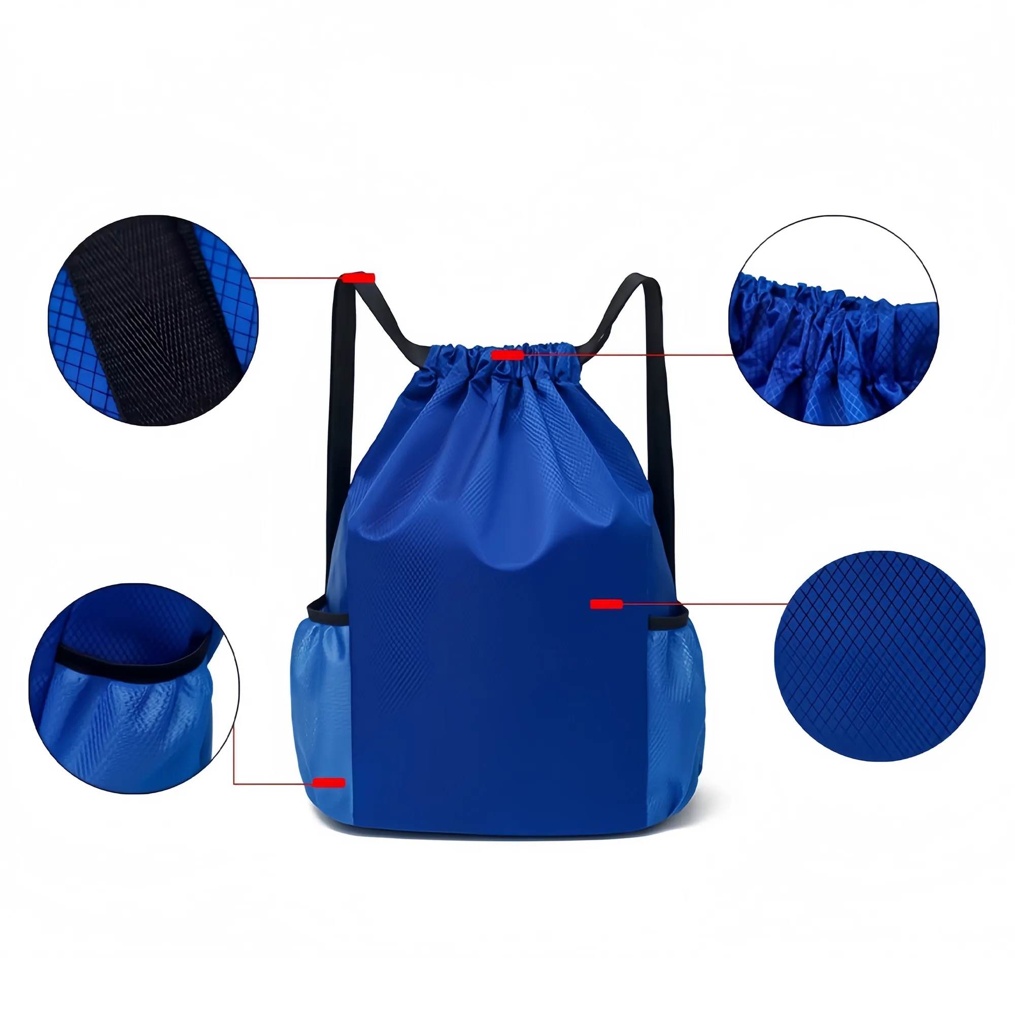 Oxford Drawstring Backpack For Sports Gear 3