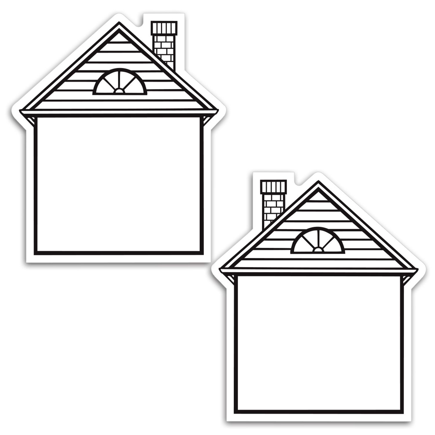 Double Sided House Magnet 2