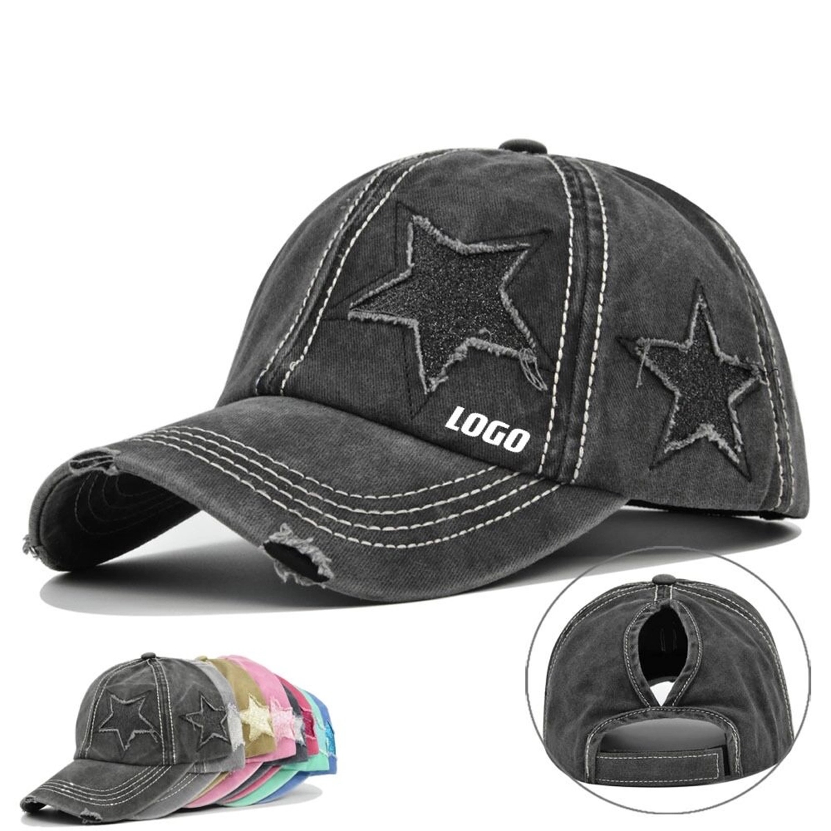 Distressed Baseball Cap 6