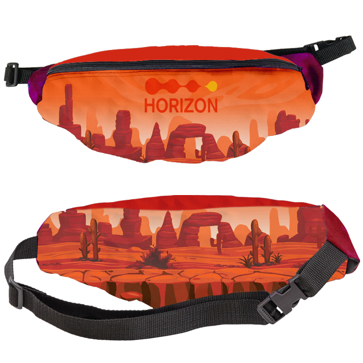 Wide Full Color Front And Back Fanny Pack 2