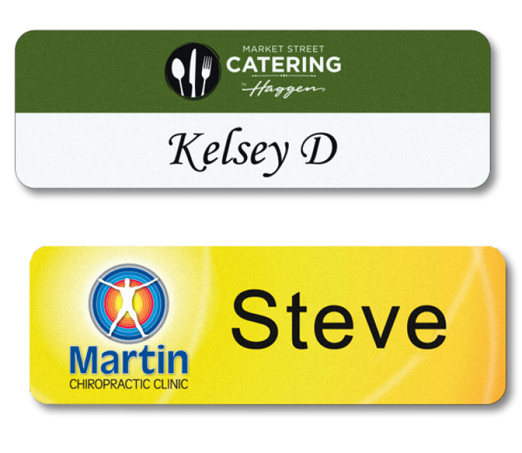 The Ares full color name badge 1"x3" 6