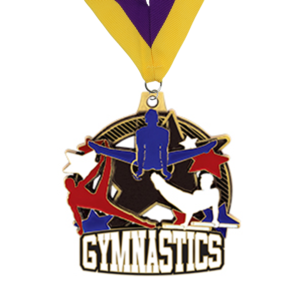 Zinc Alloy Soft Enamel Medal (Simports) 2