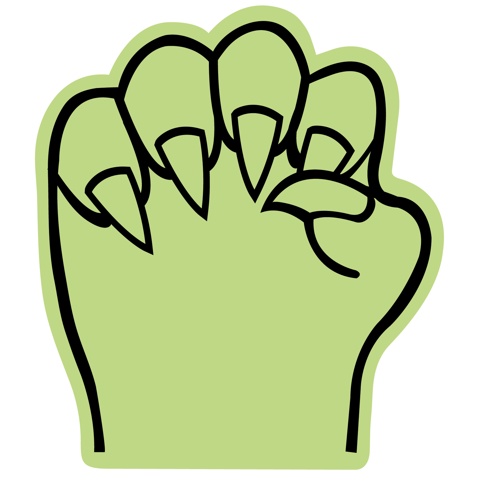 Large Claw Mitt 27