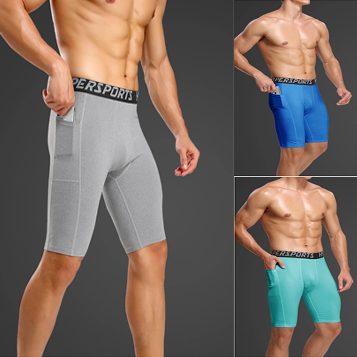 Men'S Compression Short With Pocket 3