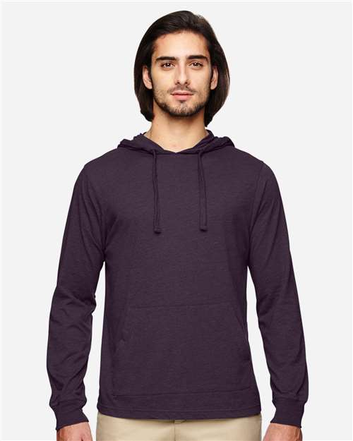 Unisex Eco Jersey Pullover Hooded Long Sleeve T-Shirt - EC1085 11
