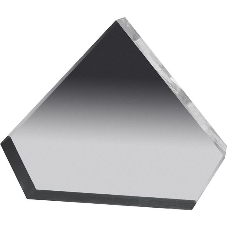 The Glacier 3/4" Thick Clear Award (4 1/4"x 3 5/8") Laser Engraved 3