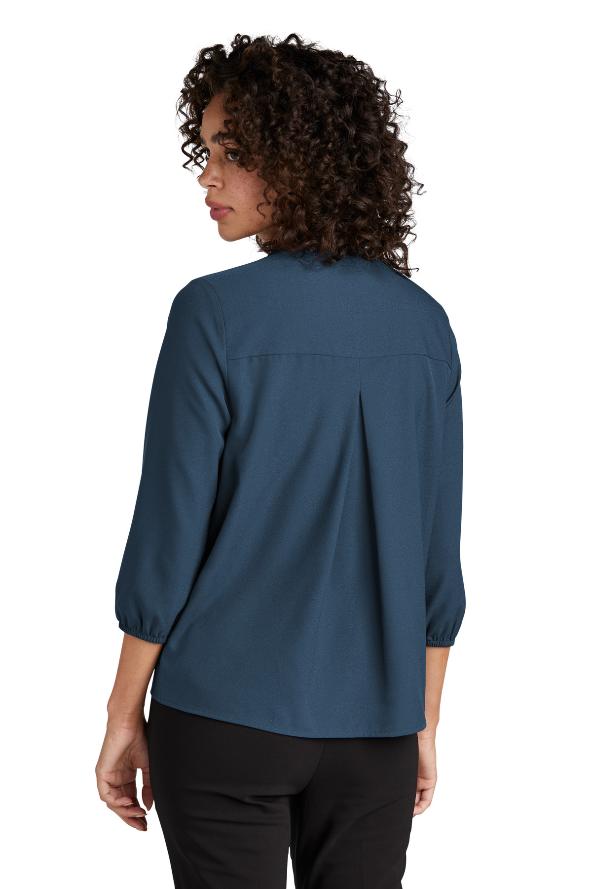 Mercer+Mettle Women's Stretch Crepe 3/4-Sleeve Blouse MM2011 33