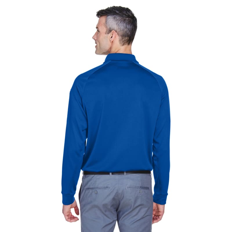 Harriton Men's Advantage Snag Protection Plus Long-Sleeve Tactical Polo 7