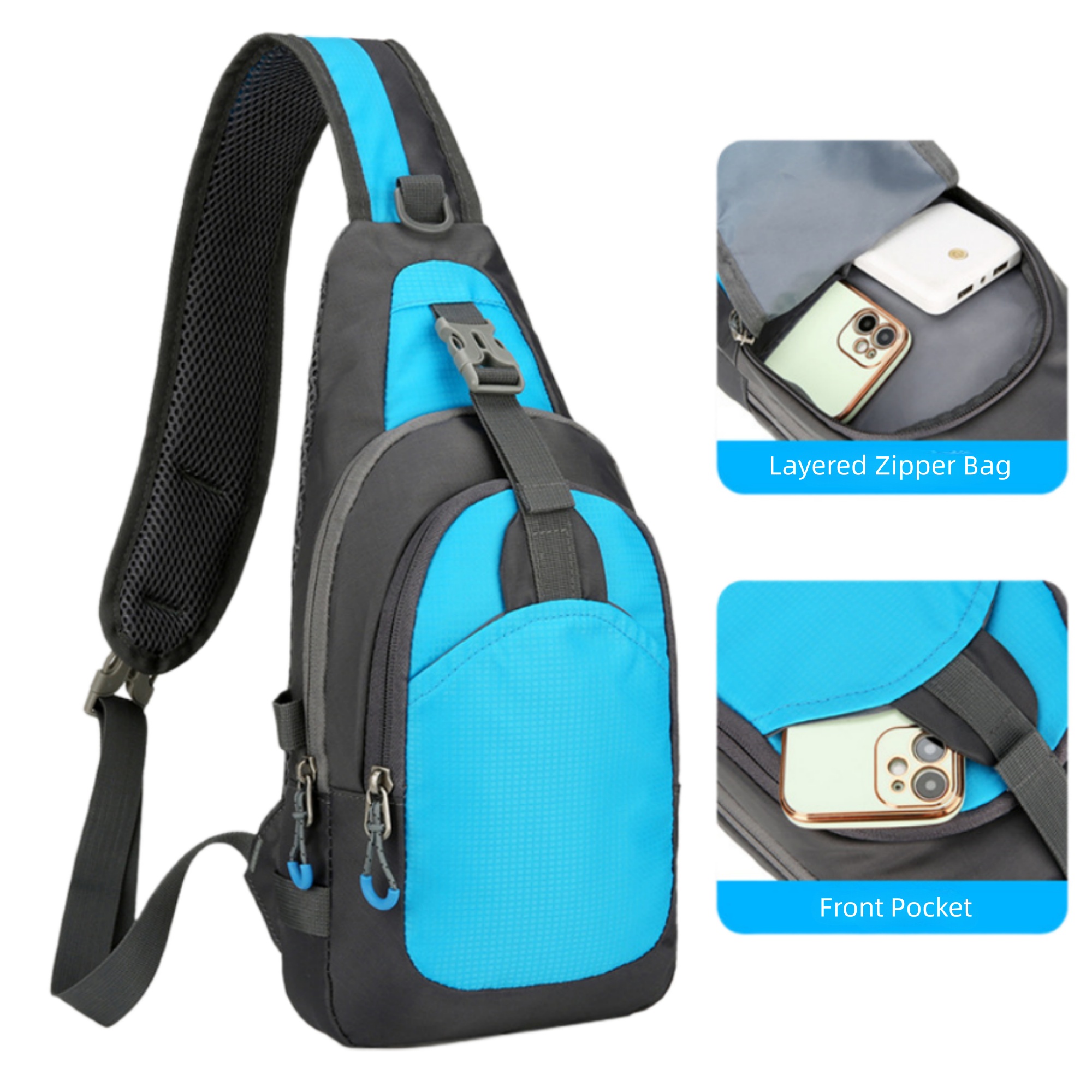 Travel Chest Crossbody Sling Backpack 5