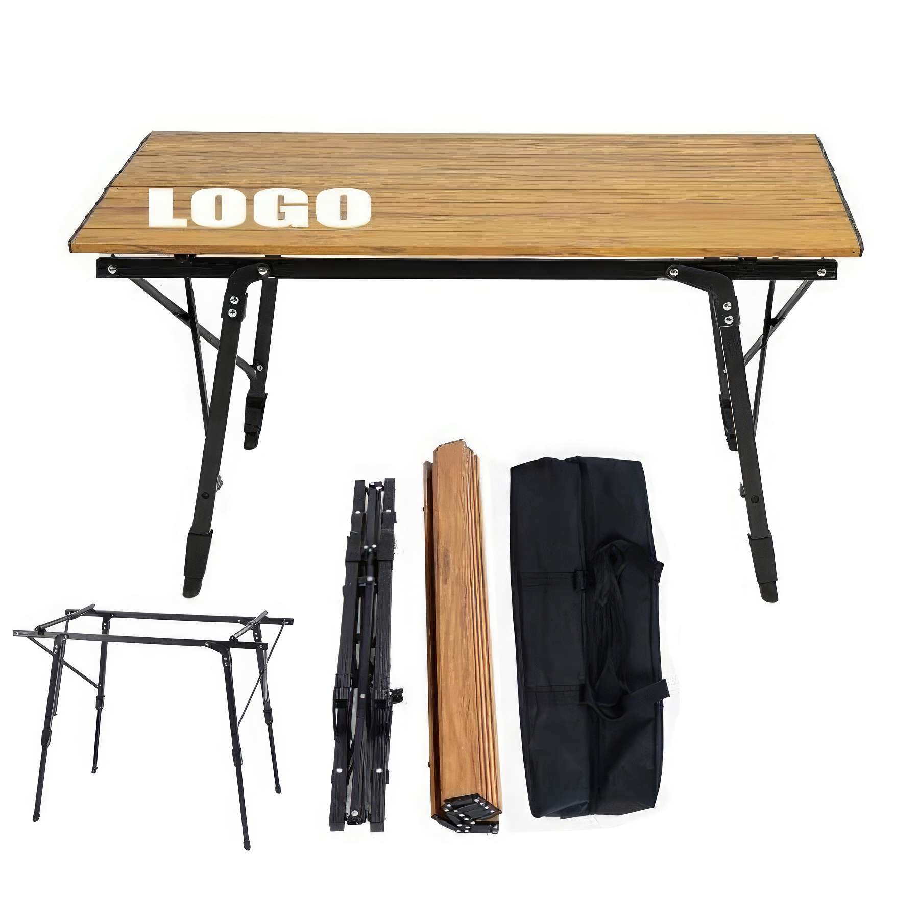 Foldable Adjustable Aluminum Alloy Outdoor Camping Table 2