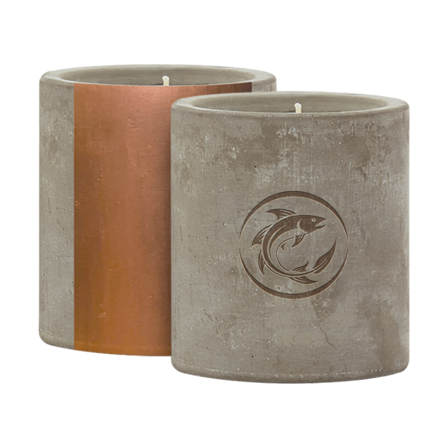 3 oz. Blaze Concrete Candle 7