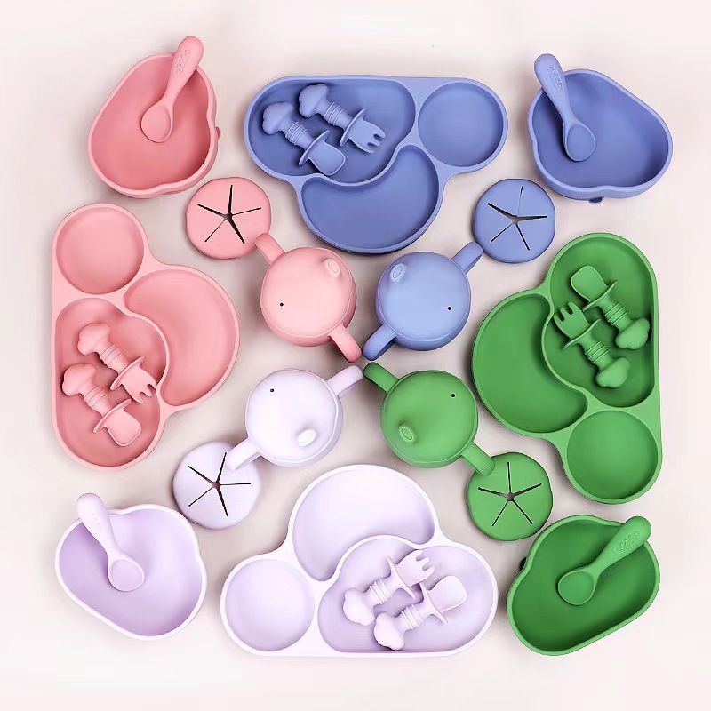 Silicone Cloud Baby Bowl 2