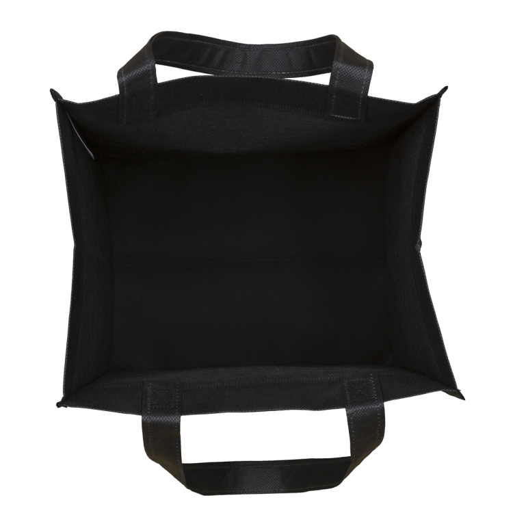 10"W x 12"H x 8" Gusset - "FULL VIEW" Junior Large Imprint Grocery Shopping Tote Bag 5