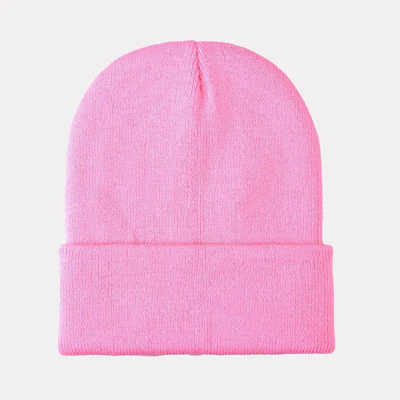 Fluorescent Winter Knit Beanie Hat 9
