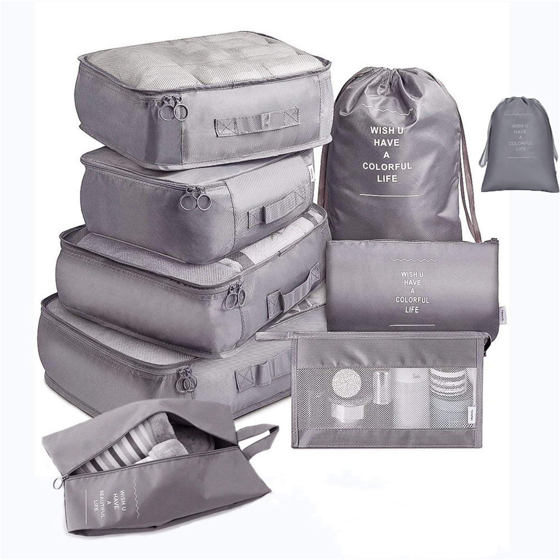 9 Sets Travel Packing Cubes 2