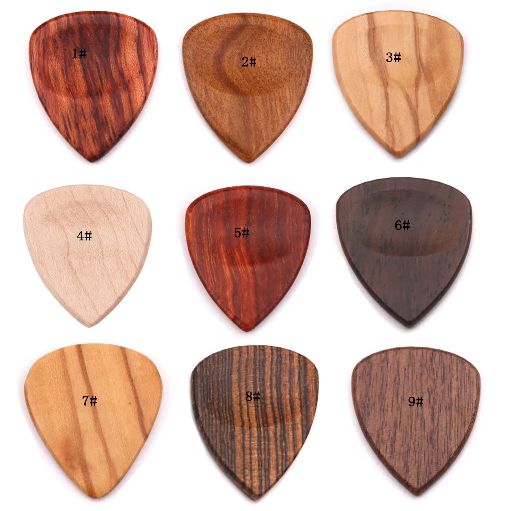Wooden Guitar Pick 4