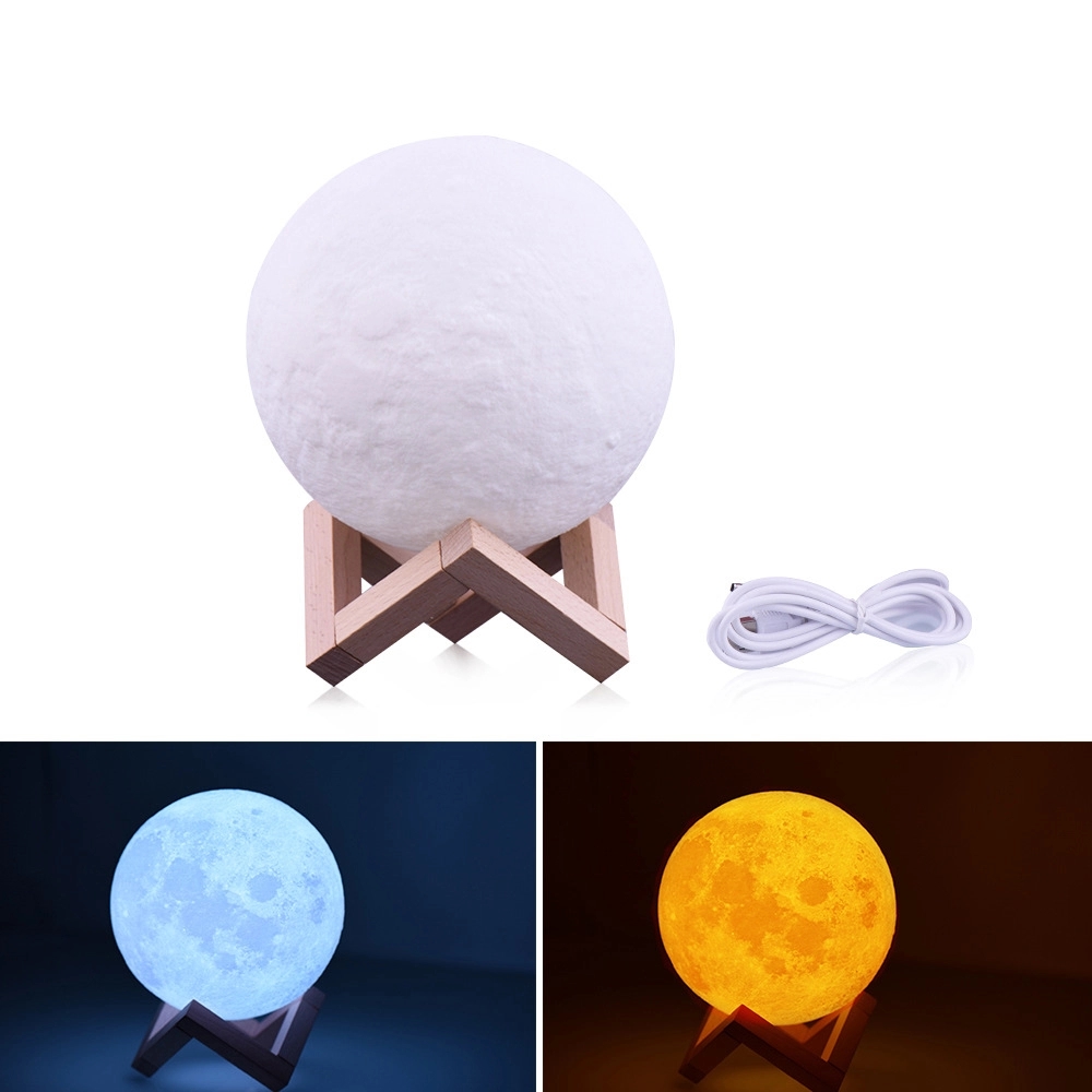 Rechargeable 3D LED Moon Lamp 2
