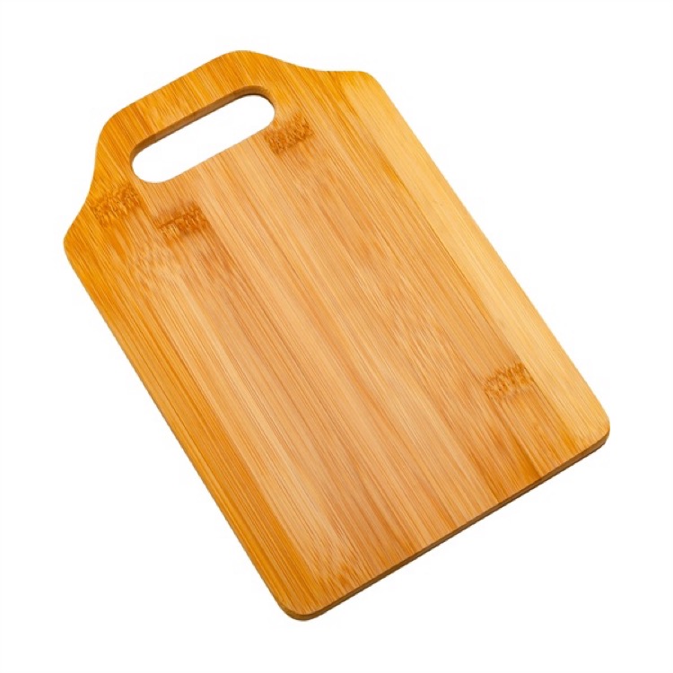 Small Flow Bamboo Cutting Board w/Handle 2