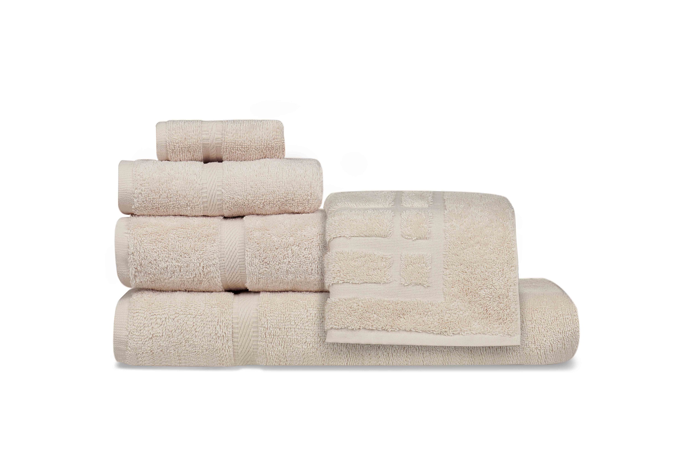 Imperiale Dobby Bone White Hand Towel 2